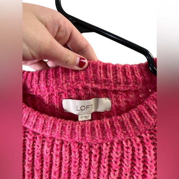 Pink knit loft sweater - Picture 2 of 5